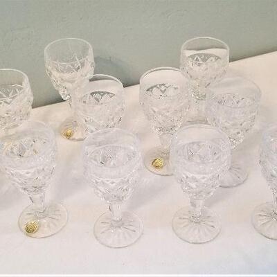 Lot #136  12 Czech Cordial Glasses