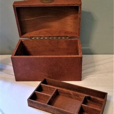 Lot #142  Contemporary Decorative Box with lift out tray