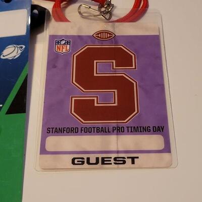 Lot #428: STANFORD Athletics Assorted Ticket Passes w/ Lanyards