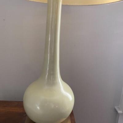H - 530 Currey & Co Gourd Shaped Lamp 