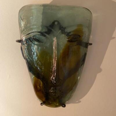 H - 547: Glass Face Art by Michael Wildenstein