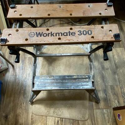 Lot# 90 Black and Decker Workmate 300 Woodworking Cabinet Making Tools 