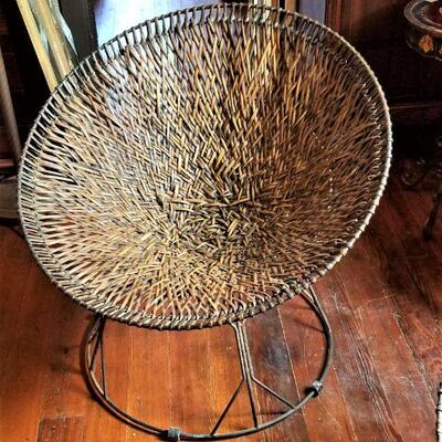Lot #146  PAIR of Papa-San Chairs