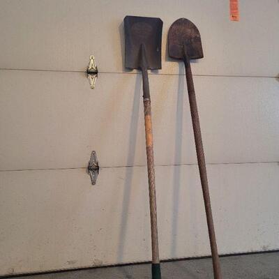 Lot #469: (2) Garden or Work Shovels - one shows damage