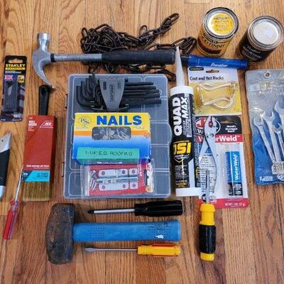 Lot #483: Large Assortment of Tools and More  