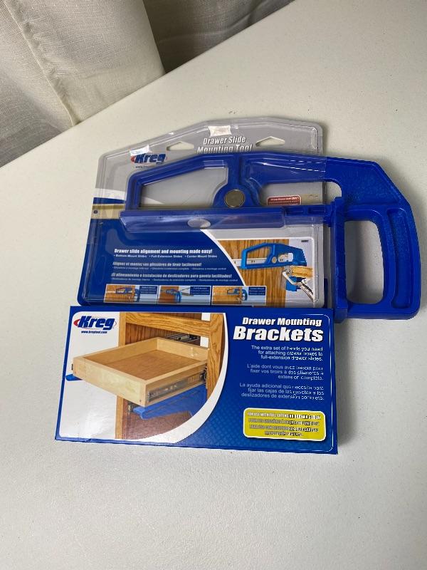 Lot 104 s Kreg Drawer Slide Mounting Kit Woodworking Making