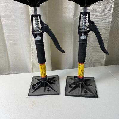 Lot# 106 Pair 3rd Hand Adjustable Work Support Woodworking Cabinet Making Tools 