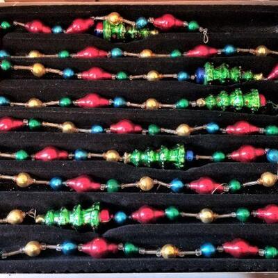 Lot #154  Thomas Paccione Mercury Glass Christmas Garland - Xmas Tree