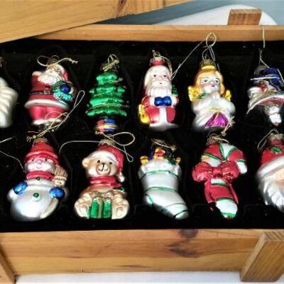 Lot #158  Thomas Paccione Christmas Ornaments - 2 identical boxes