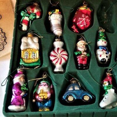 Lot #162 Thomas Paccione Christmas Ornament Set - 22 ornaments
