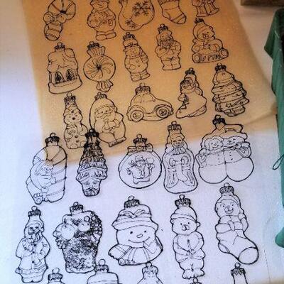 Lot #162 Thomas Paccione Christmas Ornament Set - 22 ornaments
