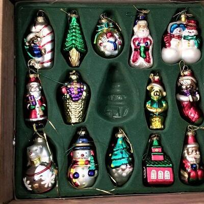 Lot #162 Thomas Paccione Christmas Ornament Set - 22 ornaments