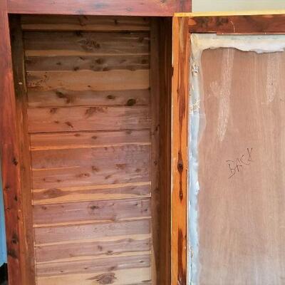 Lot #163  Antique Cedar Robe