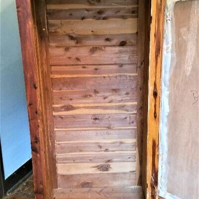 Lot #163  Antique Cedar Robe