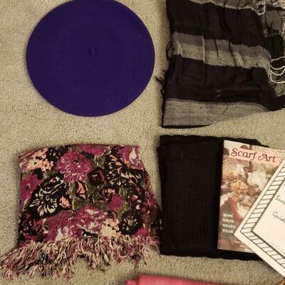 Lot 556: Scarf & Purple Berat lot