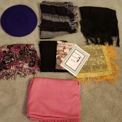 Lot 556: Scarf & Purple Berat lot