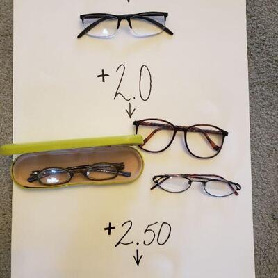 Lot 564: Eye Glasses lot (5 pairs of Warby Parker Prescription & 5 Magnifiers/Cheaters shown in pics)