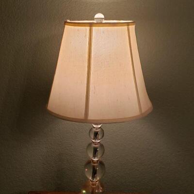 Lot 576: Glass Ball Lamp