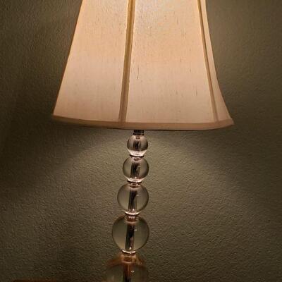 Lot 576: Glass Ball Lamp