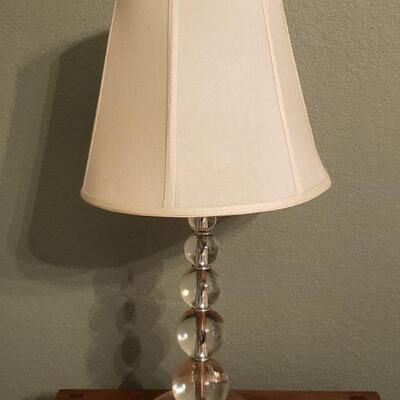 Lot 576: Glass Ball Lamp