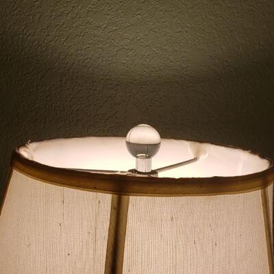 Lot 576: Glass Ball Lamp