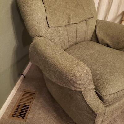 Lot 590: Sage Green Chair