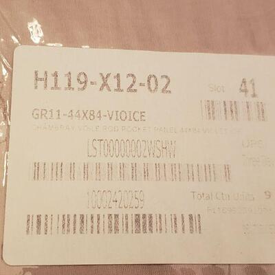 Lot 594: New in Package Drapes