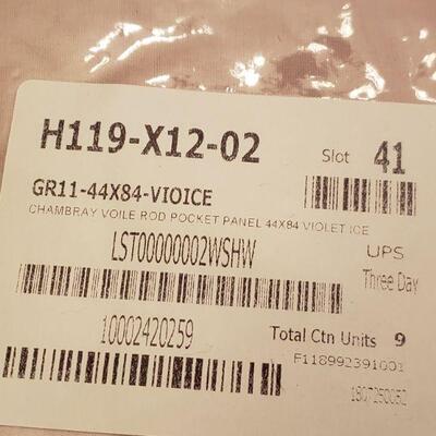 Lot 594: New in Package Drapes