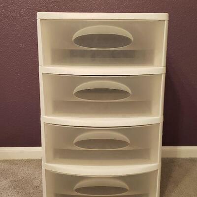 Lot 597: Plastic Storage 