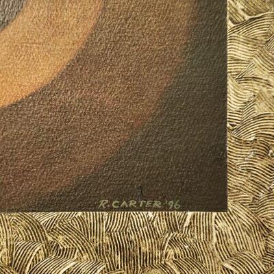 Lot 599: Abstract Fine Art by R. Carter