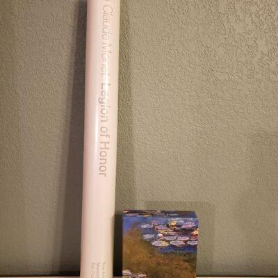 LOT 605: Monet Poster & Notes Cards lot