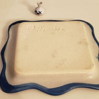 Lot 607: Wood & Ceramic Artist Pieces 