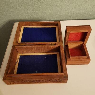 LOT 611: Vintage Wood Box Lot