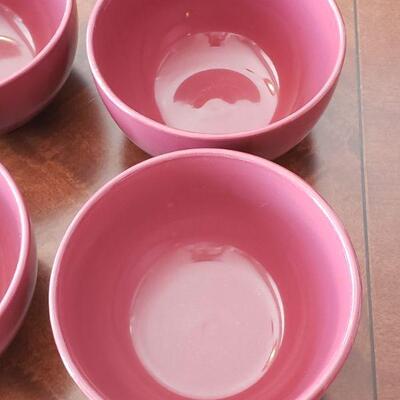 Lot 623: (4) Red Bowls