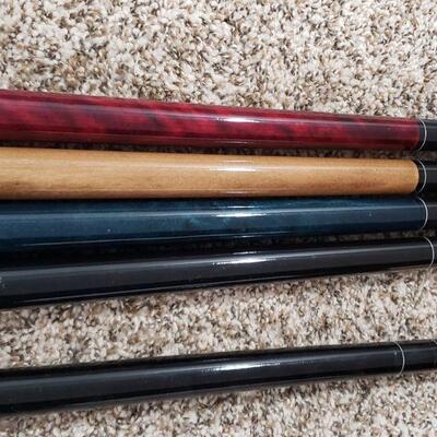 Lot 625: Billiards Home Pool Table Stick Set