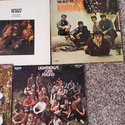 Lot 632: THE ANIMALS, LIGHTHOUSE, THE BAND AND MORE!Vinyl Record lot