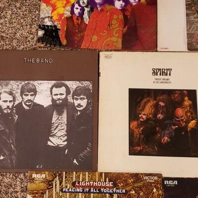 Lot 632: THE ANIMALS, LIGHTHOUSE, THE BAND AND MORE!Vinyl Record lot