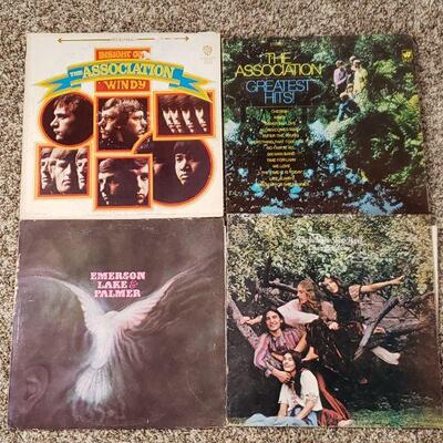 Lot 633: THE ASSOCIATION, EMERSON LAKE & PALMER Vinyl Record lot