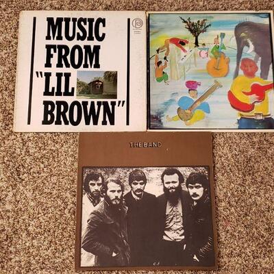 Lot 635: THE BAND, MUSIC FROM LIL BROWN and More Vinyl lot