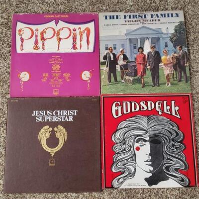 Lot 638: JESUS CHRIST SUPERSTAR, GODSPELL, THE FIRST FAMILY AND PIPPIN Vinyl lot