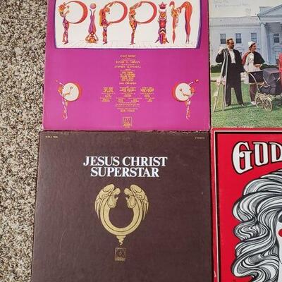 Lot 638: JESUS CHRIST SUPERSTAR, GODSPELL, THE FIRST FAMILY AND PIPPIN Vinyl lot