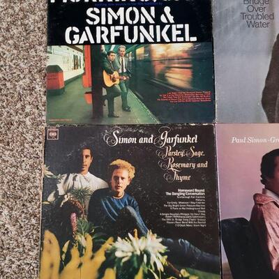 Lot 644: Vintage SIMON AND GARFUNKEL Vinyl Record lot 