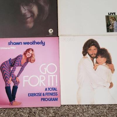 Lot 645: JOHN DENVER,, BEE GEES, STREISAND and MORE Vinyl lot 