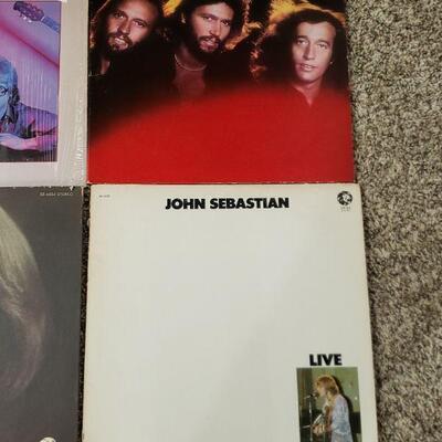 Lot 645: JOHN DENVER,, BEE GEES, STREISAND and MORE Vinyl lot 