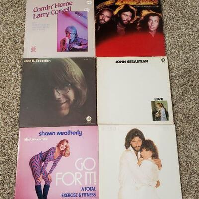 Lot 645: JOHN DENVER,, BEE GEES, STREISAND and MORE Vinyl lot 