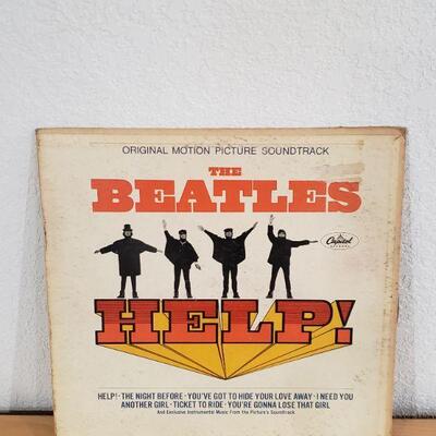 Lot 650: Vintage HELP! by The Beatles Vinyl Record