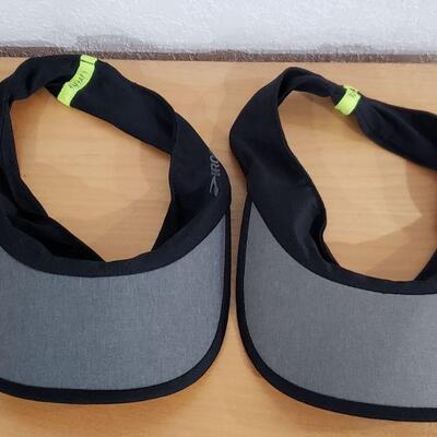 Lot 660: Visor lot & Neon Vest lot