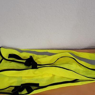Lot 660: Visor lot & Neon Vest lot