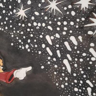 Lot 664: Handmade Mickey Mouse Artwork 