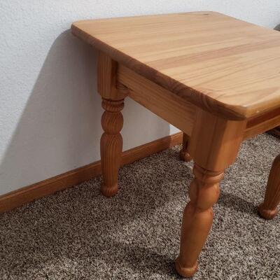 Lot 676: Oak Side Table